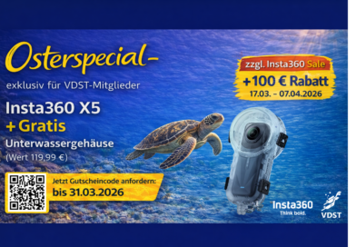 Virtuell abtauchen – VDST startet Partnerschaft mit Insta360